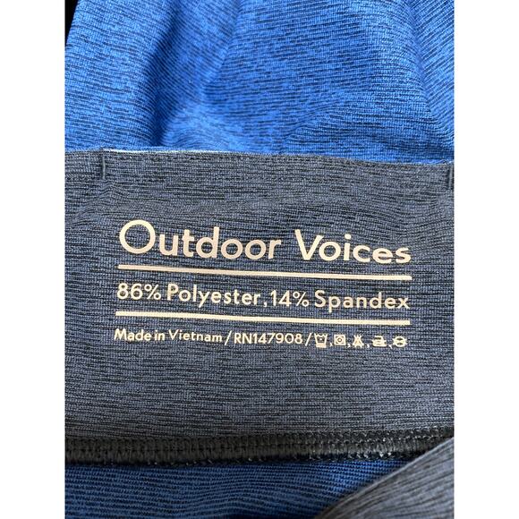 Outdoor Voices Multicolor Colorblock High Waist Skiinny Tight Leggings Pants M - Picture 5 of 5